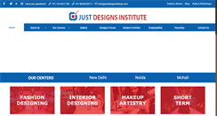 Desktop Screenshot of justdesigninstitute.com